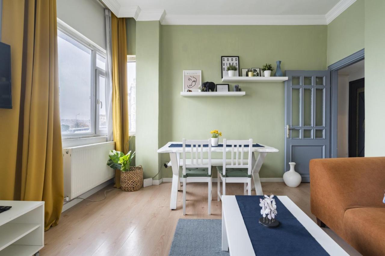 Apartamento Central Flat W Sea View And Near Galata Tower Estambul Exterior foto